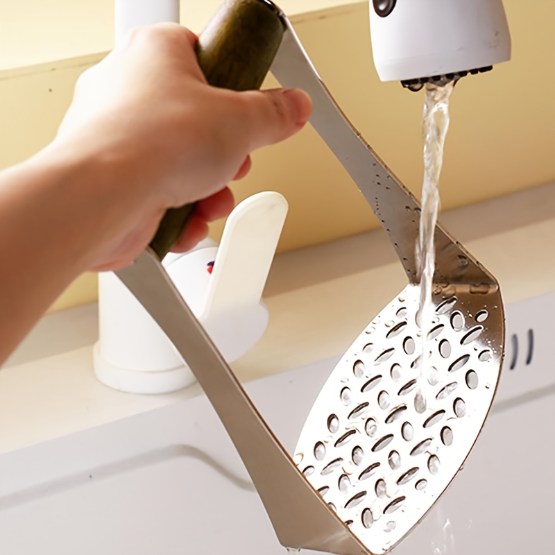 Heavy Duty Stainless Steel Potato Masher for Smooth Mashing
