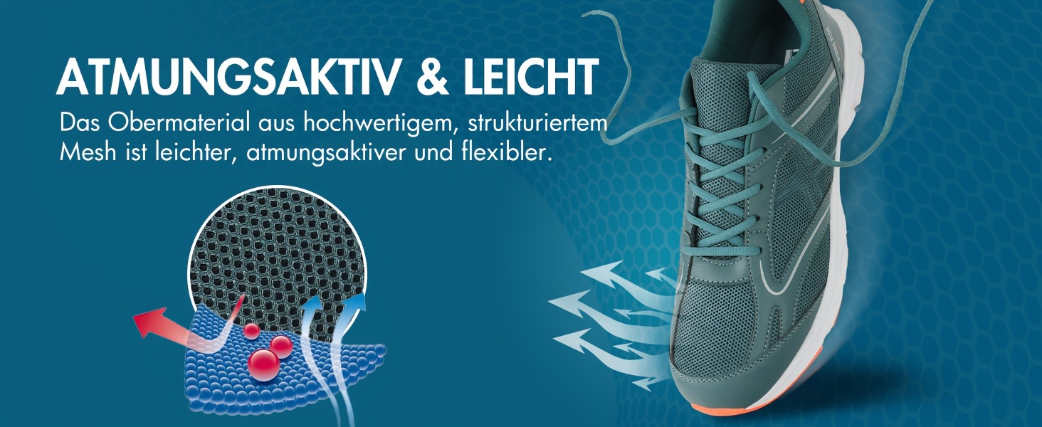Heren casual lichtgewicht wandelschoenen sport- en trainingsschoenen grote maten EU-maat 47-52