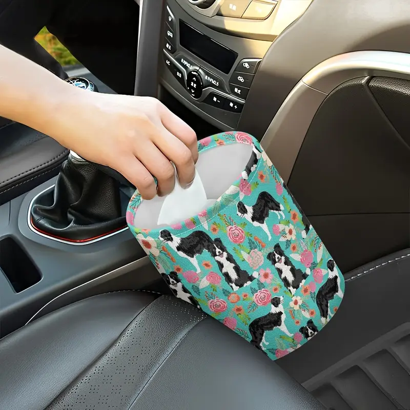 Border Collie Car Trash Bag Border Collie Car Trash Bag