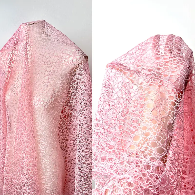mesh fabric for dresses White 100D Stiff Mesh Fabric 100% Polyester Hard Net Crinoline Fabric for Wedding Dress