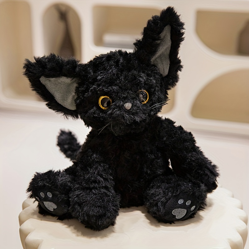 30cm/11.81インチ 黒猫ぬいぐるみ 子猫ぬいぐるみ 30cm/11.81インチ 黒猫ぬいぐるみ 子猫ぬいぐるみ