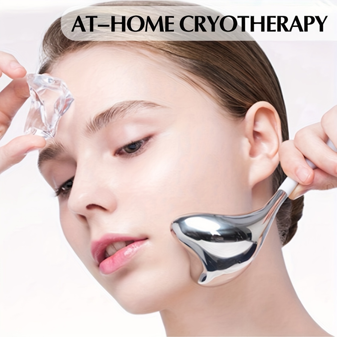 Globes Roller, Anti Wrinkles Fishtail Ice Globes, Body Massager Freeze Stainless Steel Eyes Face Massage Roller For Women
