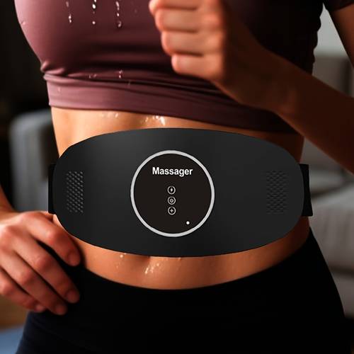 1pc electric waist massager waist exercise abdominal fitness equipment and training portable full for hips legs and abdomen cervical spine massager