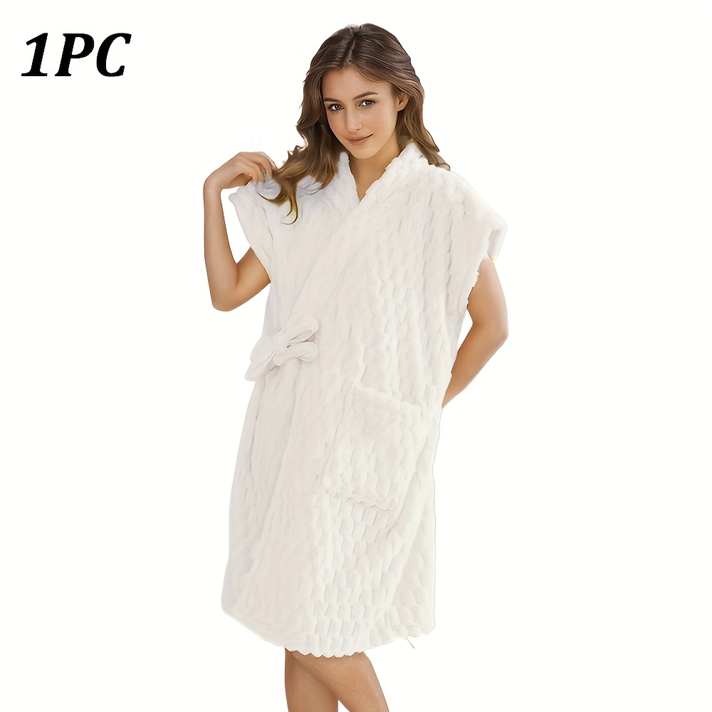 1pc wearable bath towel soft bath dress microfiber material - Temu Germany