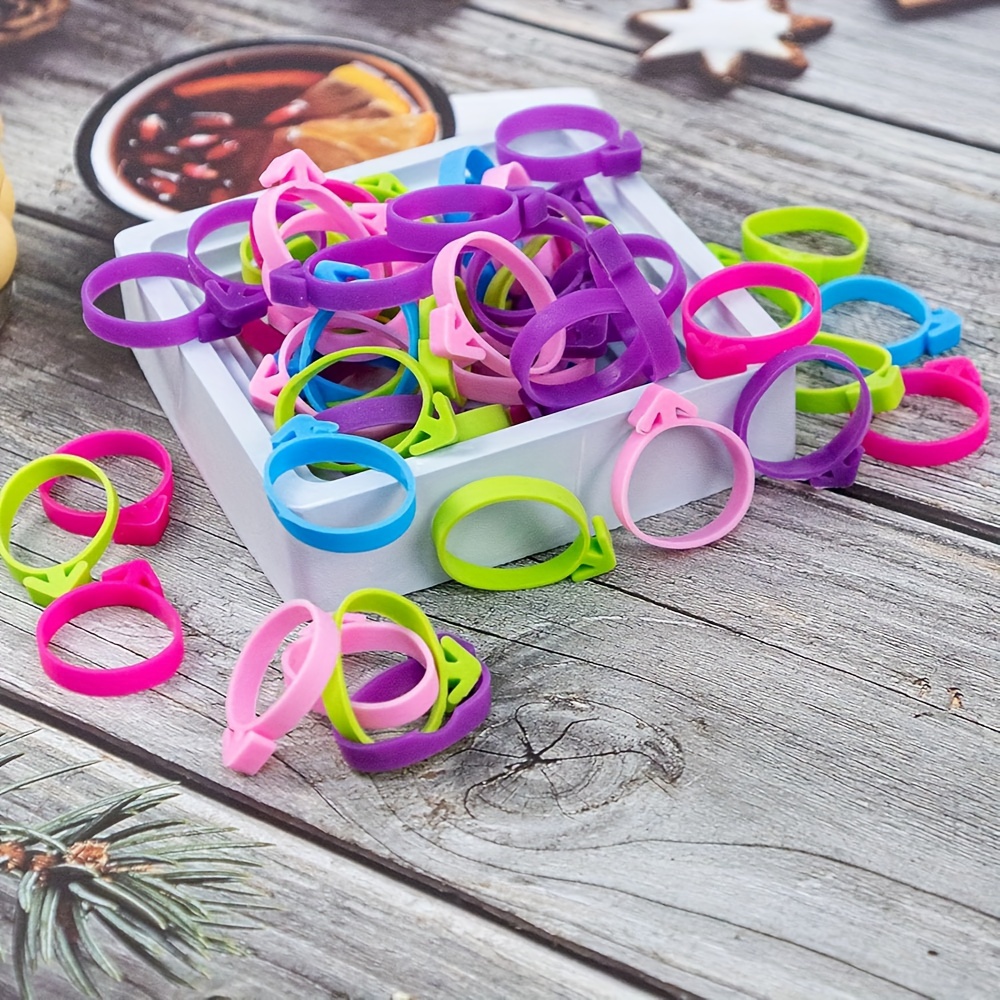 20pcs Easy-to-clean Silicone Piping Bag Set, Dishwasher Safe With Convenient Ring For -free Decorating Random