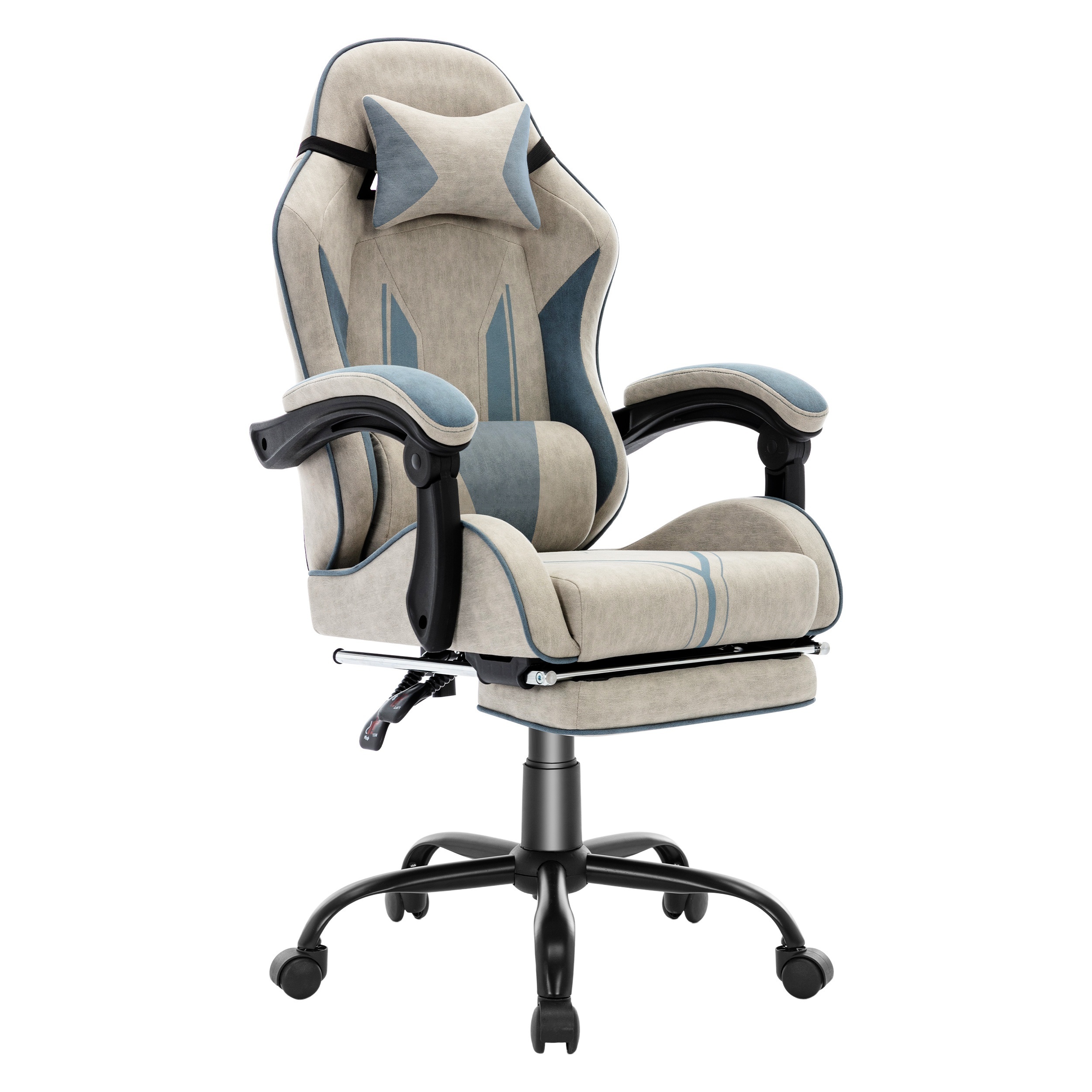 TEMU Gaming Chair, Computer Chair With Footrest And Adjustable Backrest Support, Adult Office Computer Desk And Chair, Racing Chair, Cute Ergonomic