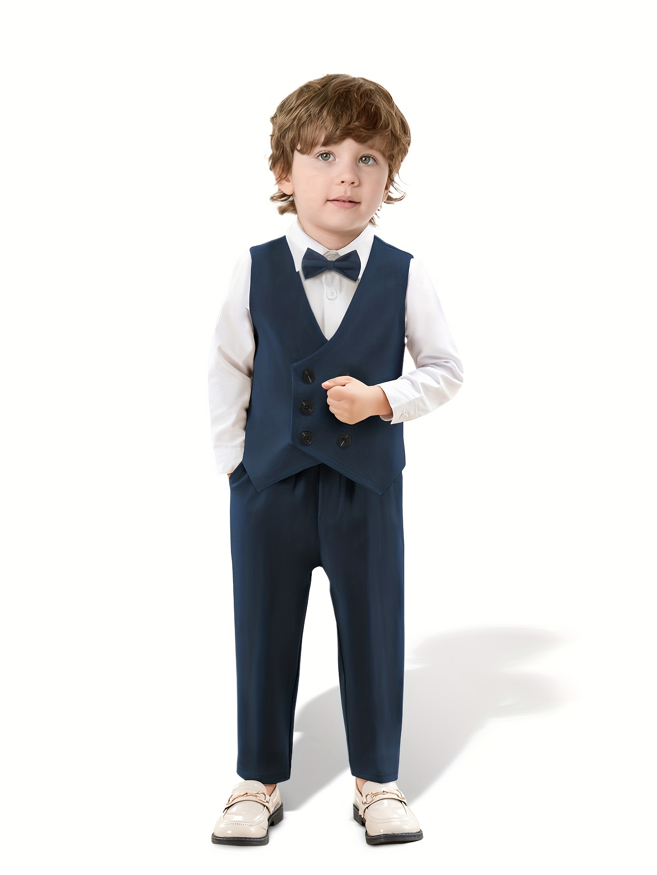 Costume Da Matrimonio Per Gentiluomo Per Bambini Abbigliamento - Foto 4