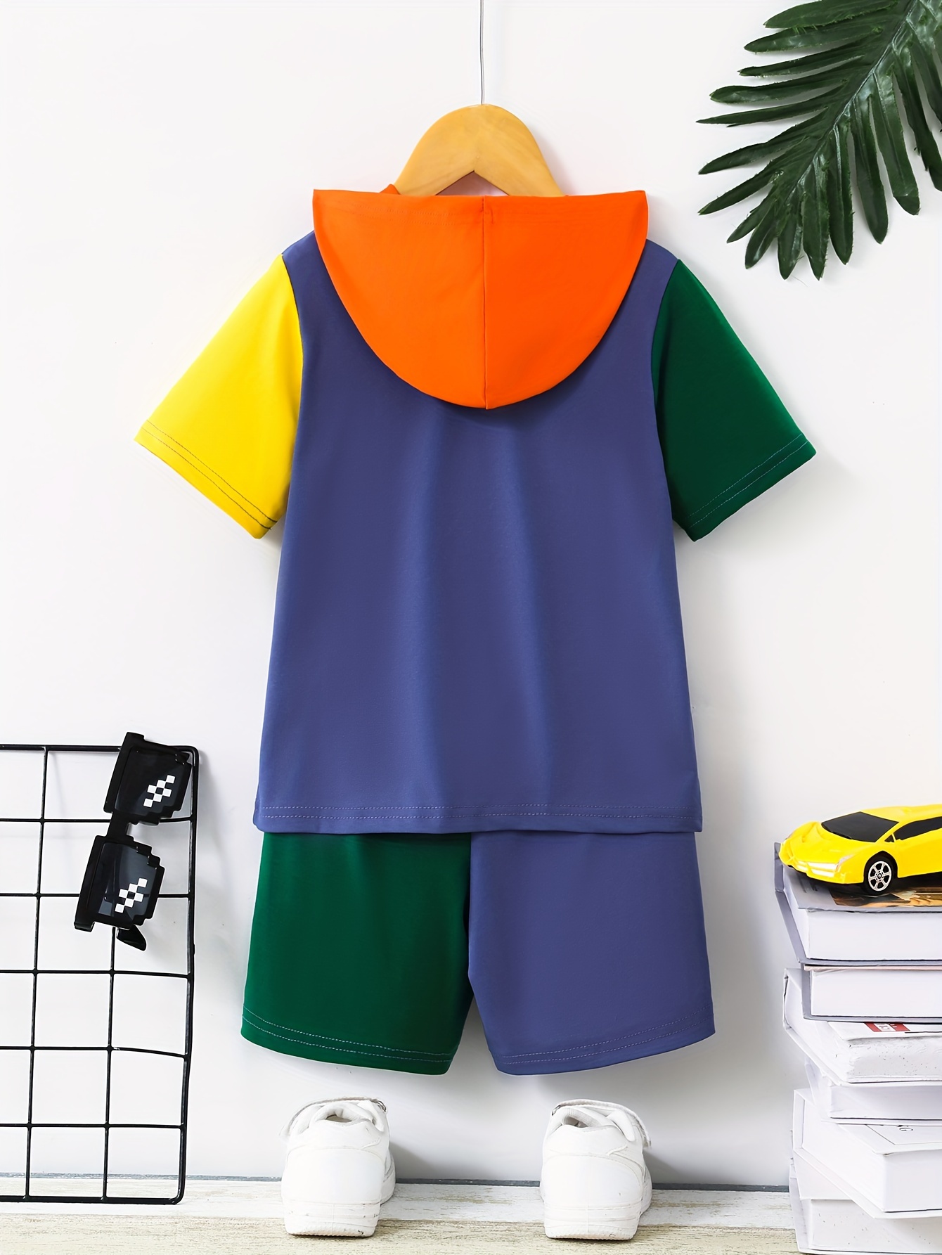 VISCOSE SHIRT AND SHORTS SET