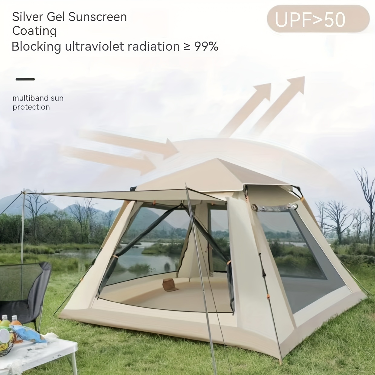 

8-person Spacious - , , And Mosquito- , , Poles, , And For