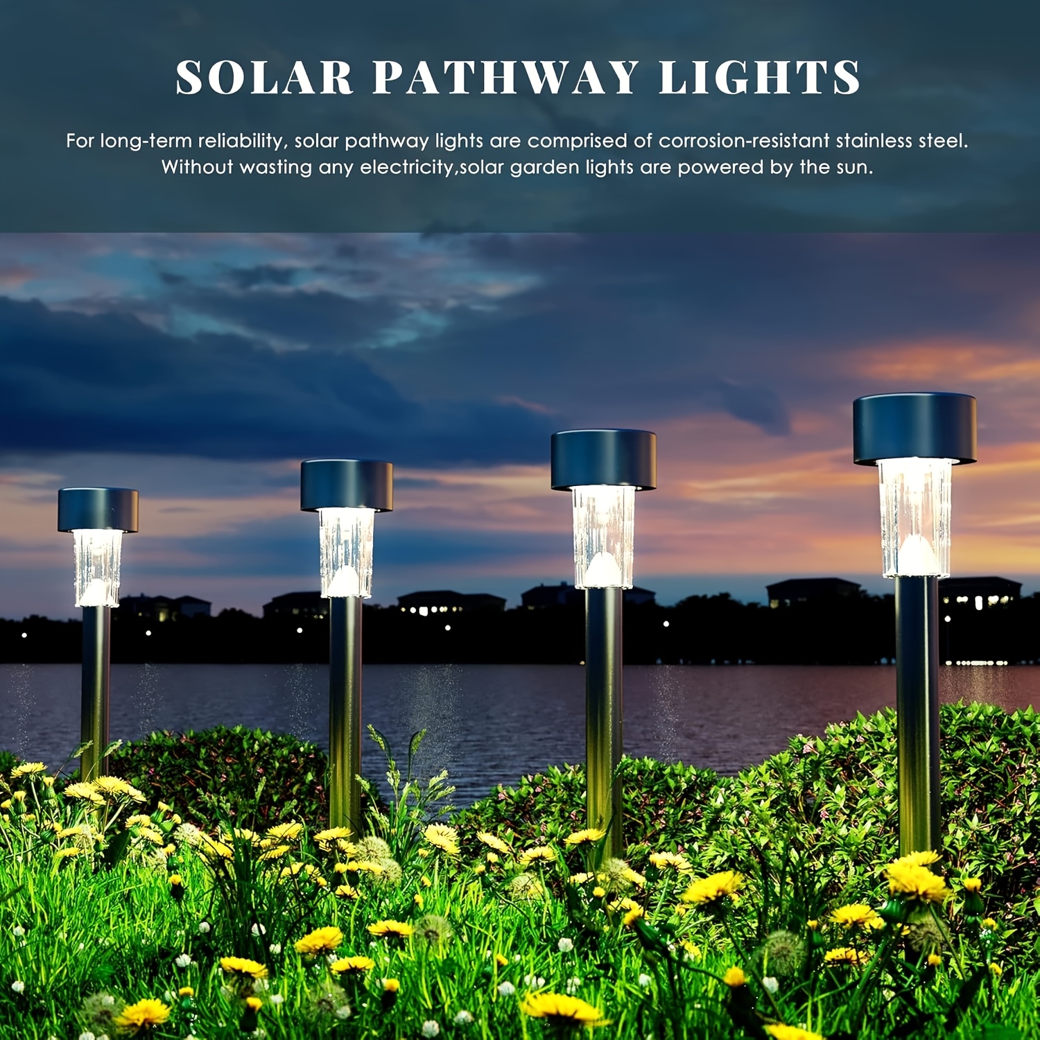 12pcs Solar Outdoor Lawn Lights, Decorative Outdoor Lawn Lights, Halloween Christmas, Holiday Decorative Lights, Suitable for Gardens, Courtyards, Pathways, Patios