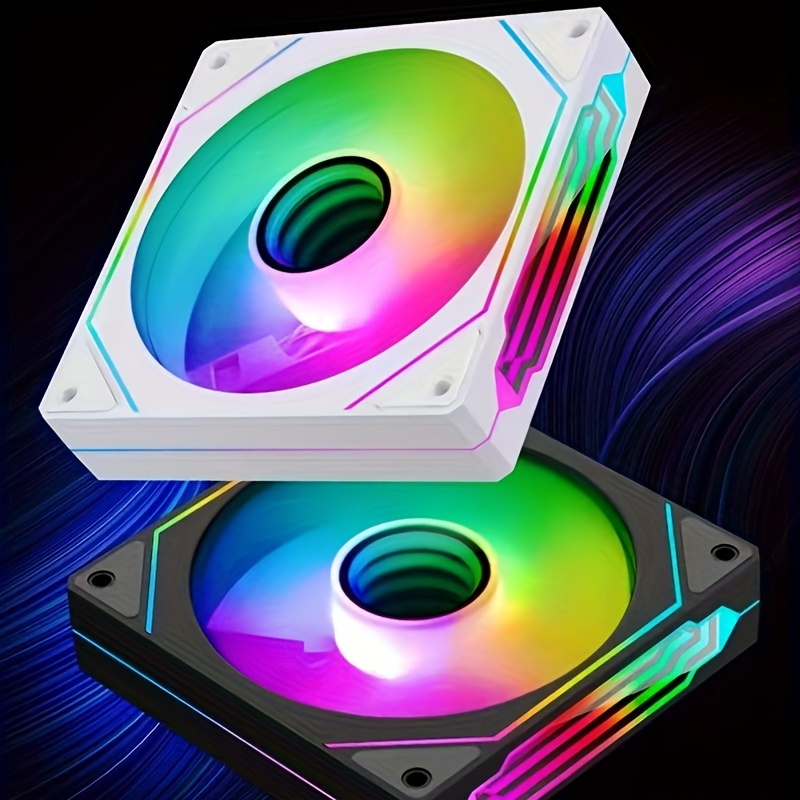 

Ouyuansu Prism 4 Pro Case Cooling Fan - Pwm For Smart Temperature Control With Argb Lighting Sync For Servers & Computers