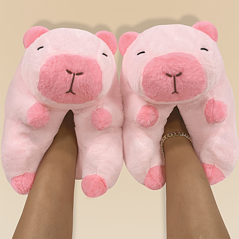 Peluche Zapatillas De Animales Mujer Pantuflas Garras Patas