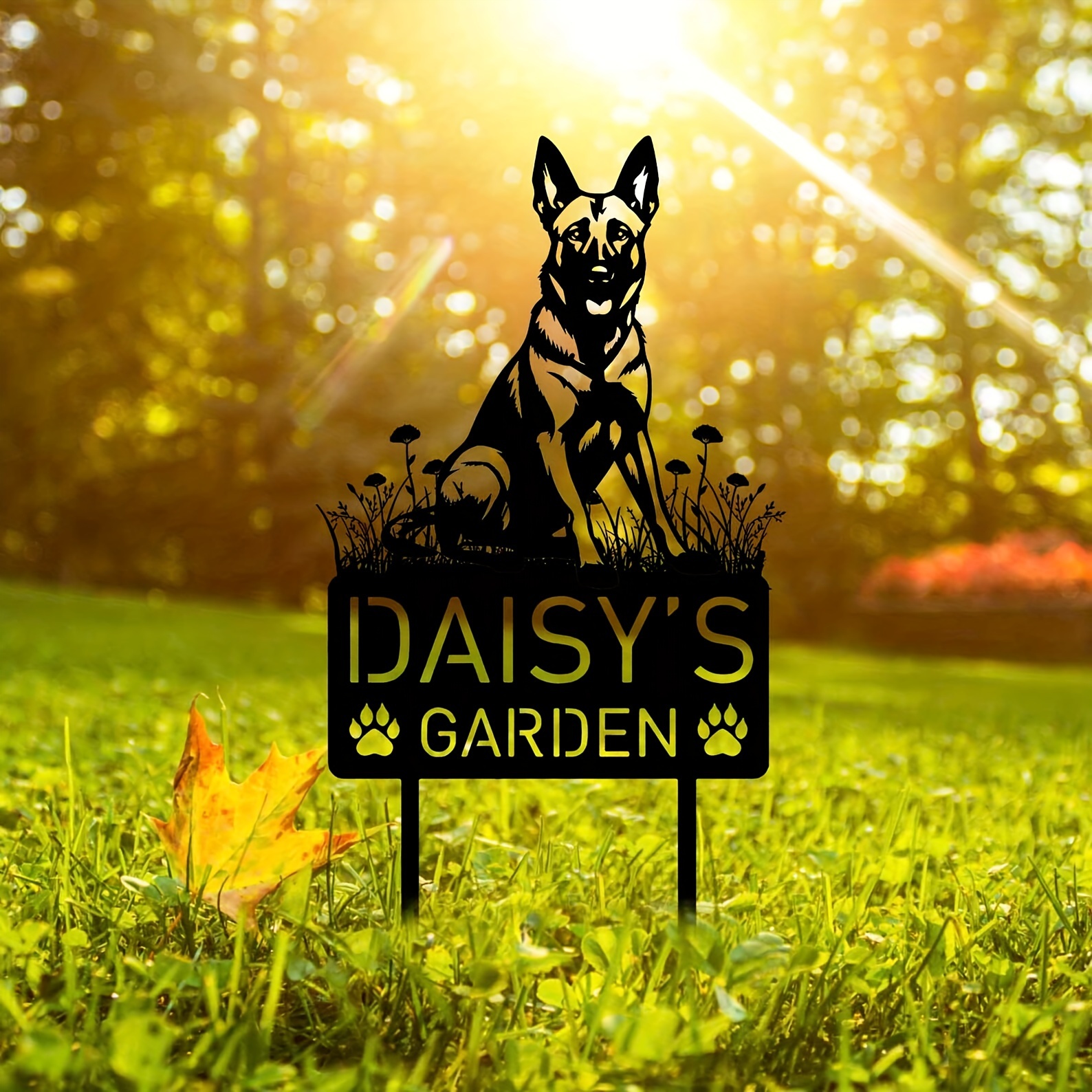 digging dog garden ornament Germany