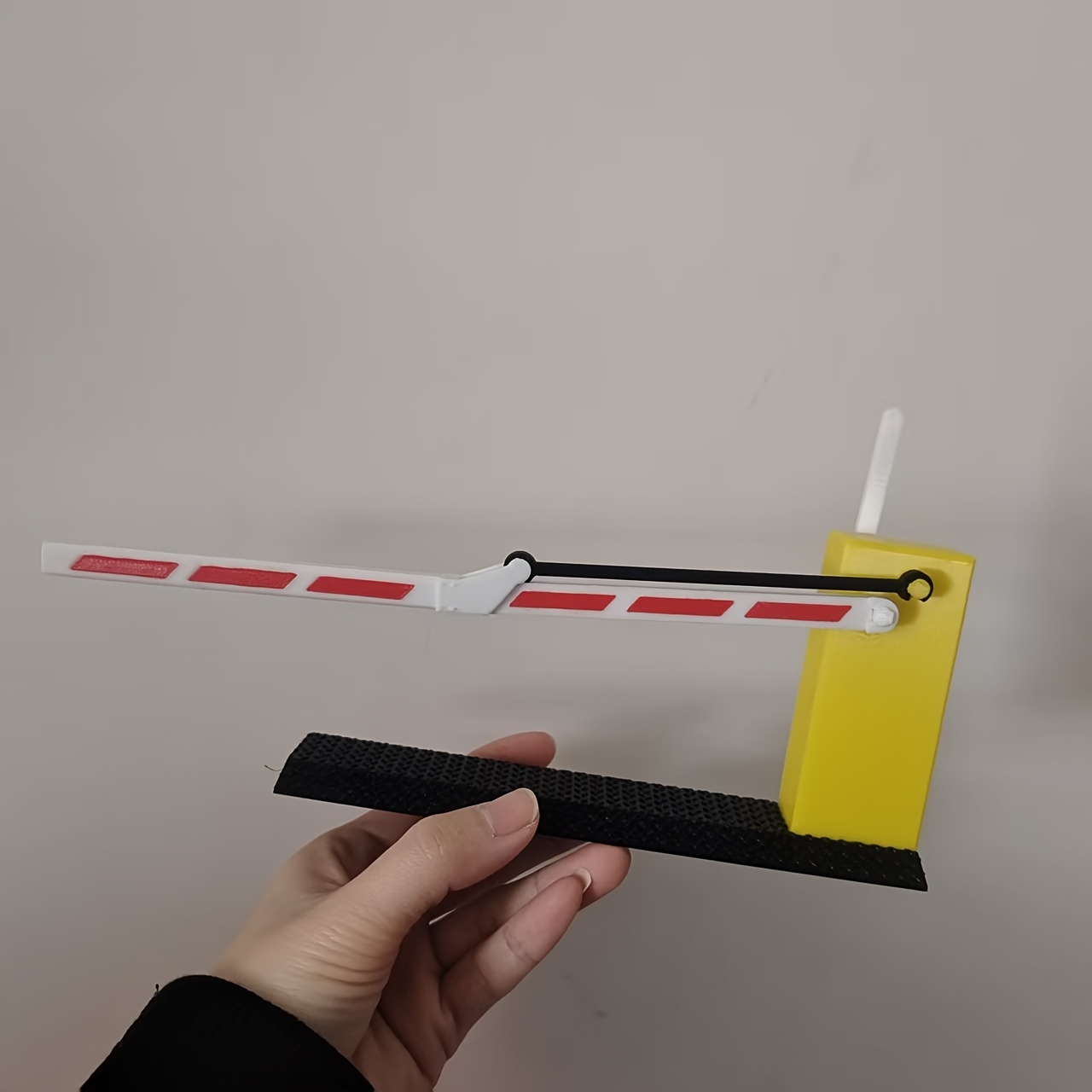 Image of Lifting Barrier Gate Model Educational Training Simulation Barrier Parking Scene Lifting Rod Manual Lot For Halloween Thanksgiving Christmas Decorations Collectible Figurines