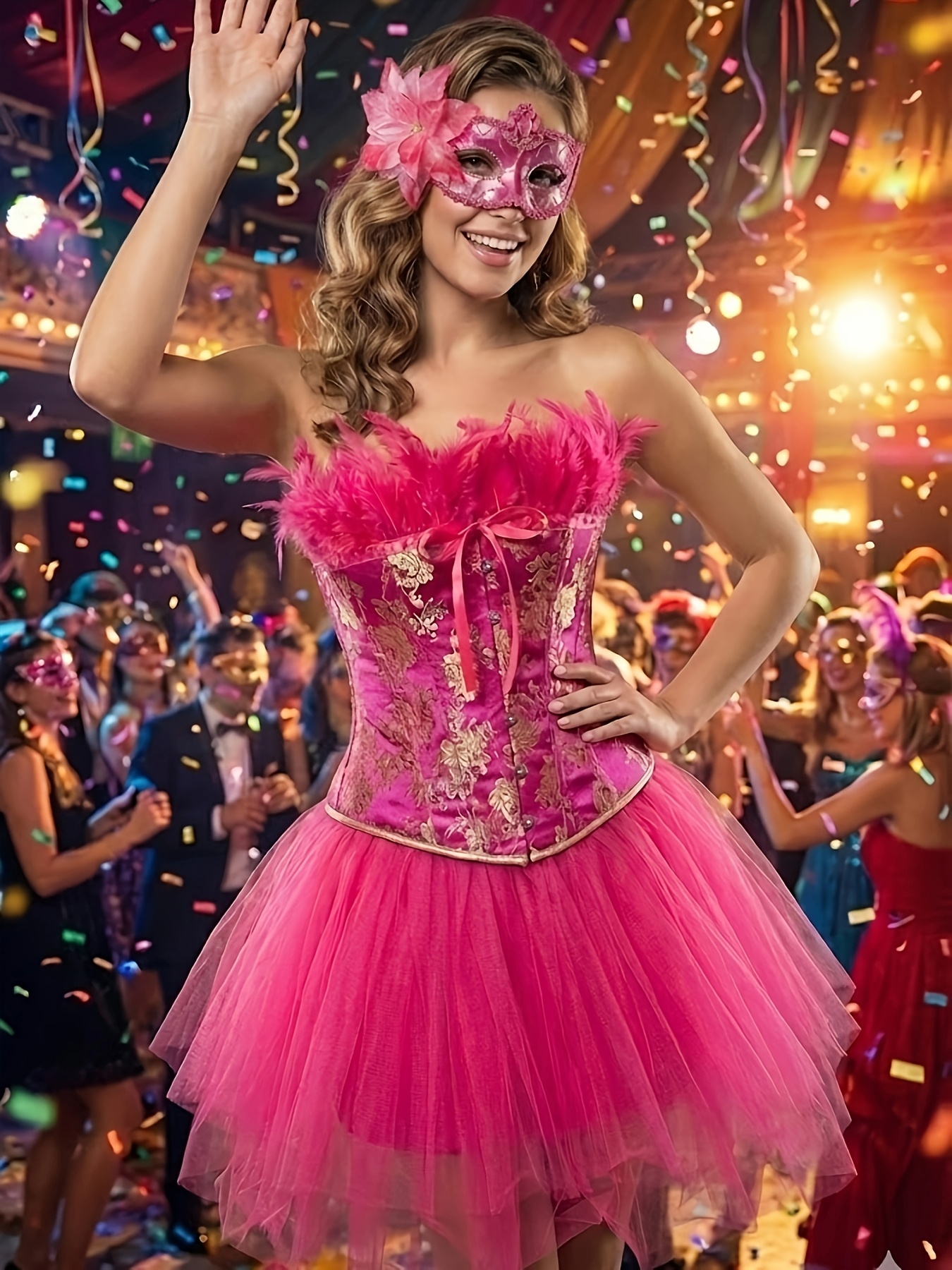masquerade dresses and masks Womens Mask Black Black Mask / Crystals + Pearls and processing fees are already included in the price  no hidden costs Masquerade Ball Gowns and Masks