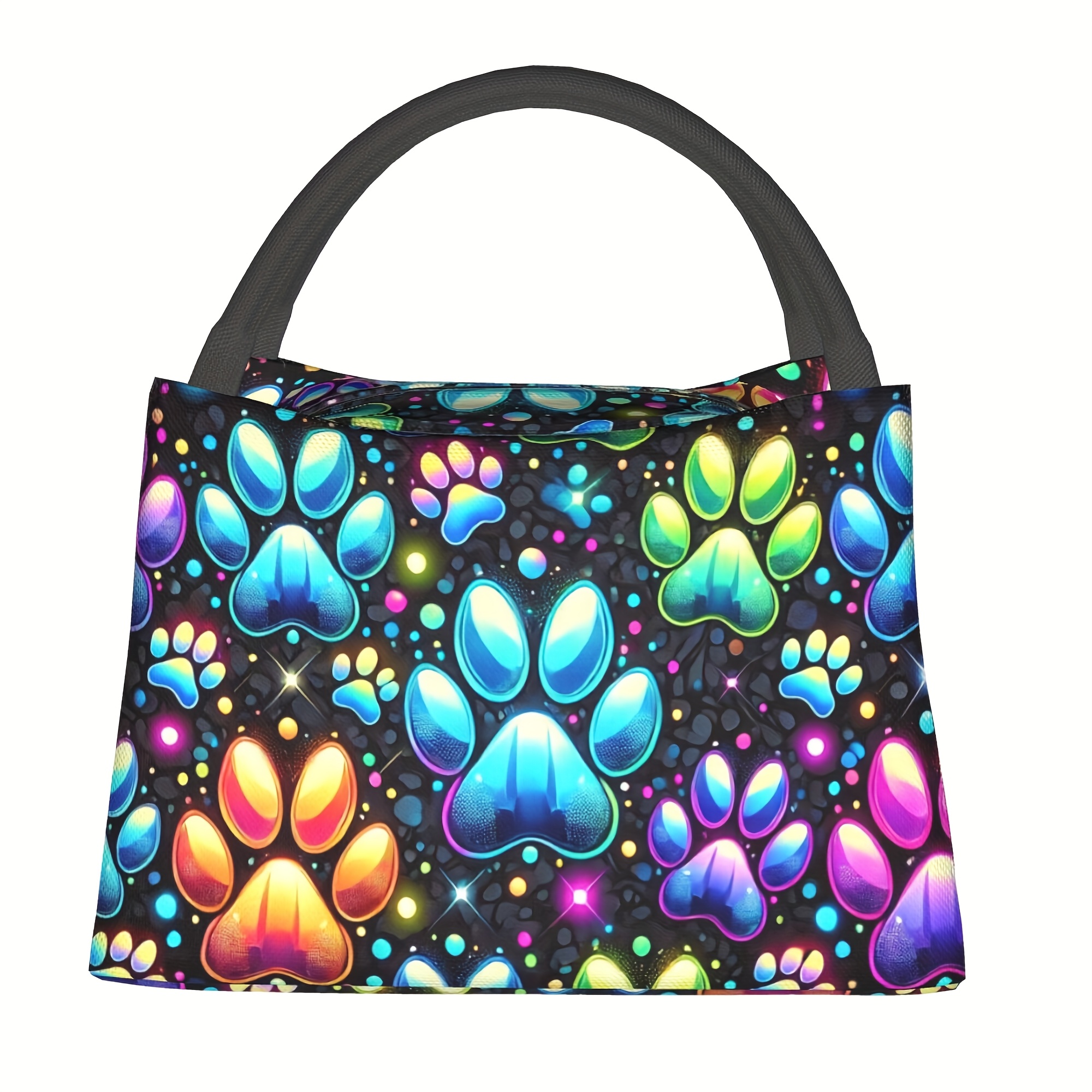 TEMU 1pc Pattern, Portable Reusable Refrigerated Bag, Insulated Lunch Bag, Suitable For Home, Restaurant, Office, Outdoor Use. Suitable Birthday And