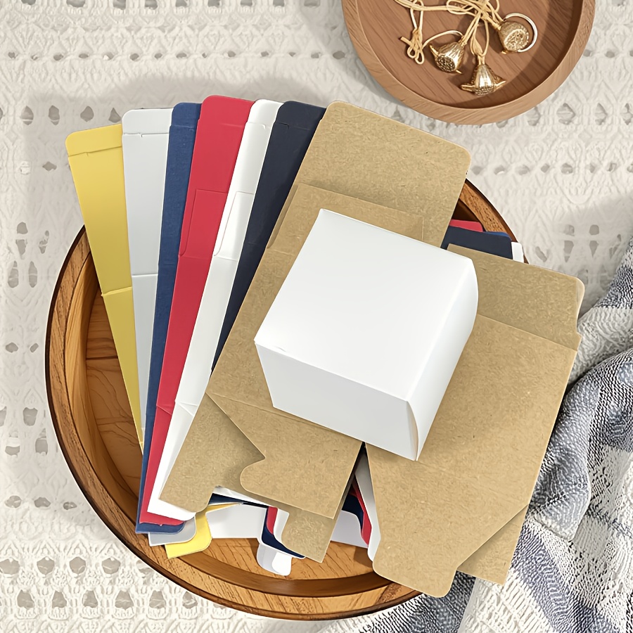 Simple Square Gift Boxes with Lids for Packaging