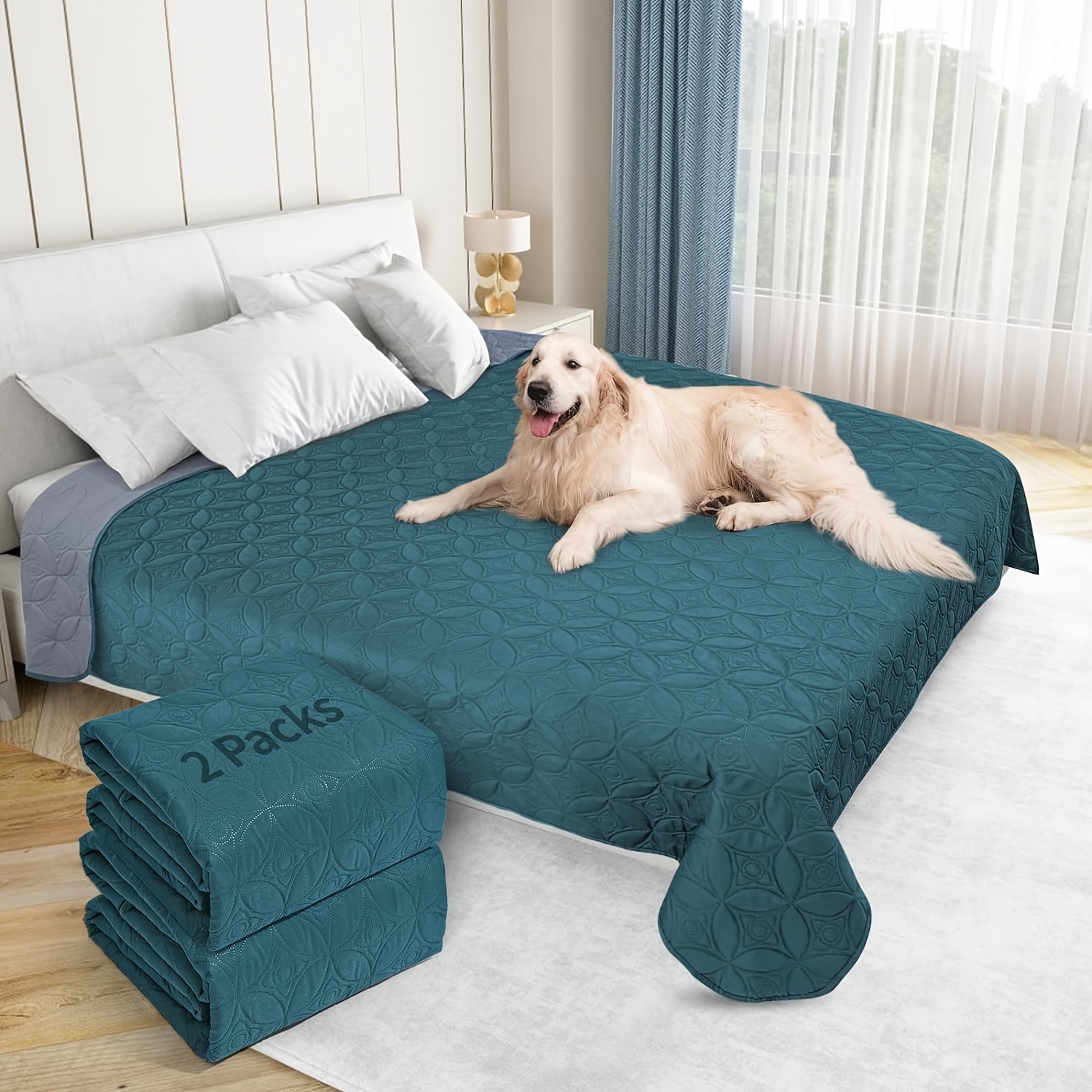 LOOBANI Dog Bed in Use