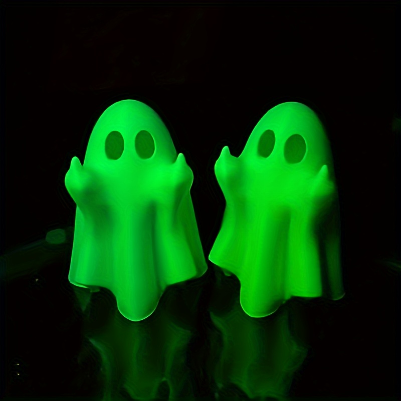 

Spooky Glow: Resin Ghost Decorations - Festive, No Feathers, Safe For Ages 14+ - Perfect For Halloween Or Year-round Fun!