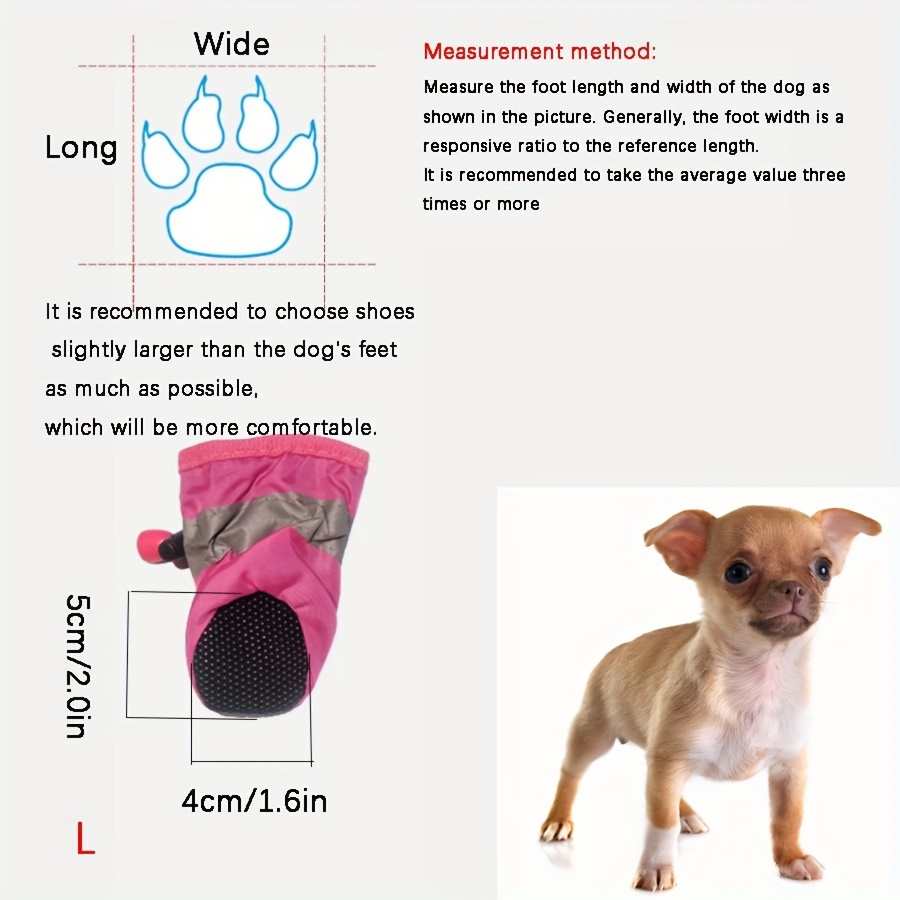 Pet Scarpe Cani Protettive Scarpe In Gomma Per Cani