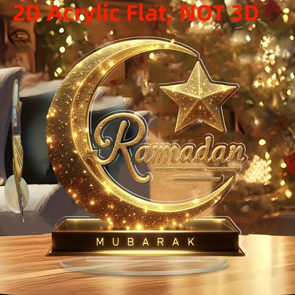 Ramadan Kareem fenêtre autocollant Eid Mubarak décoration pour la