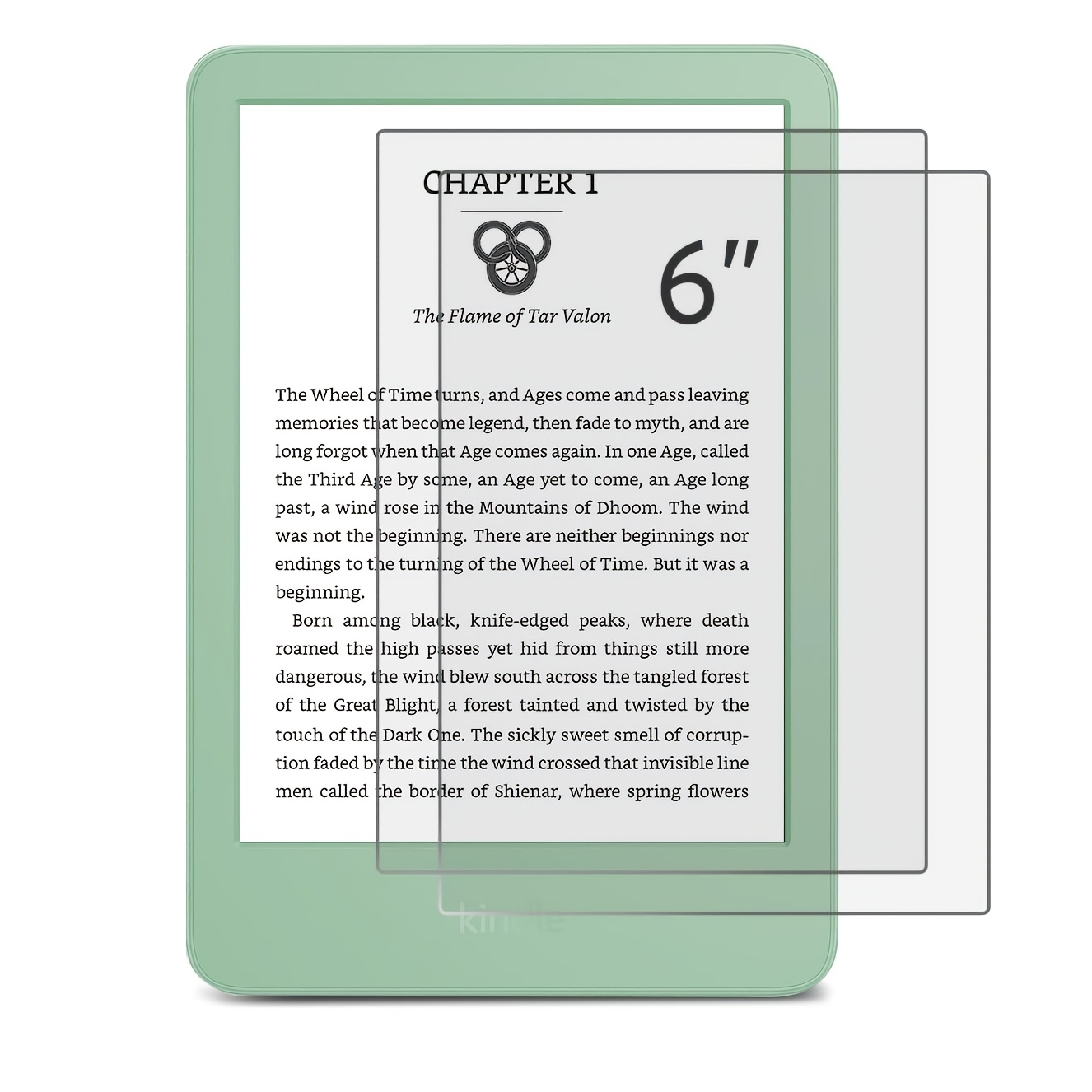 TEMU 2-pack Frosted Screen Protector For 6-inch 2024 And 2022 (11th Generation) E-reader, High , Fingerprint-resistant – Frosted Pet Film