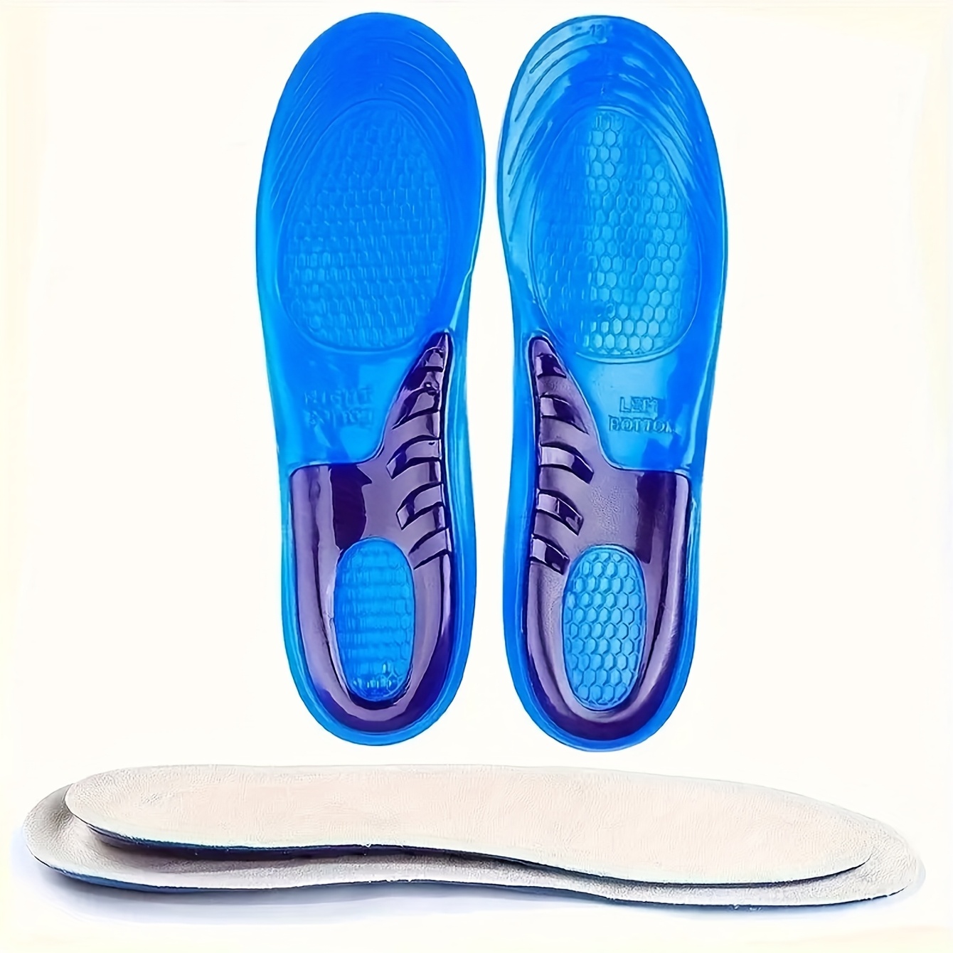 1 Pair Of Tpe Soft And Comfortable Casual And Sports Insole, Suitable For Men And Women