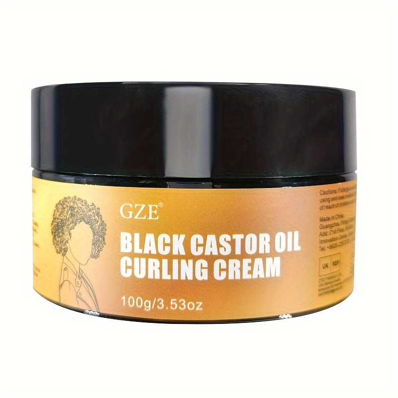 Black Castor Oil Defining Cream Non stick Smoothing - Temu