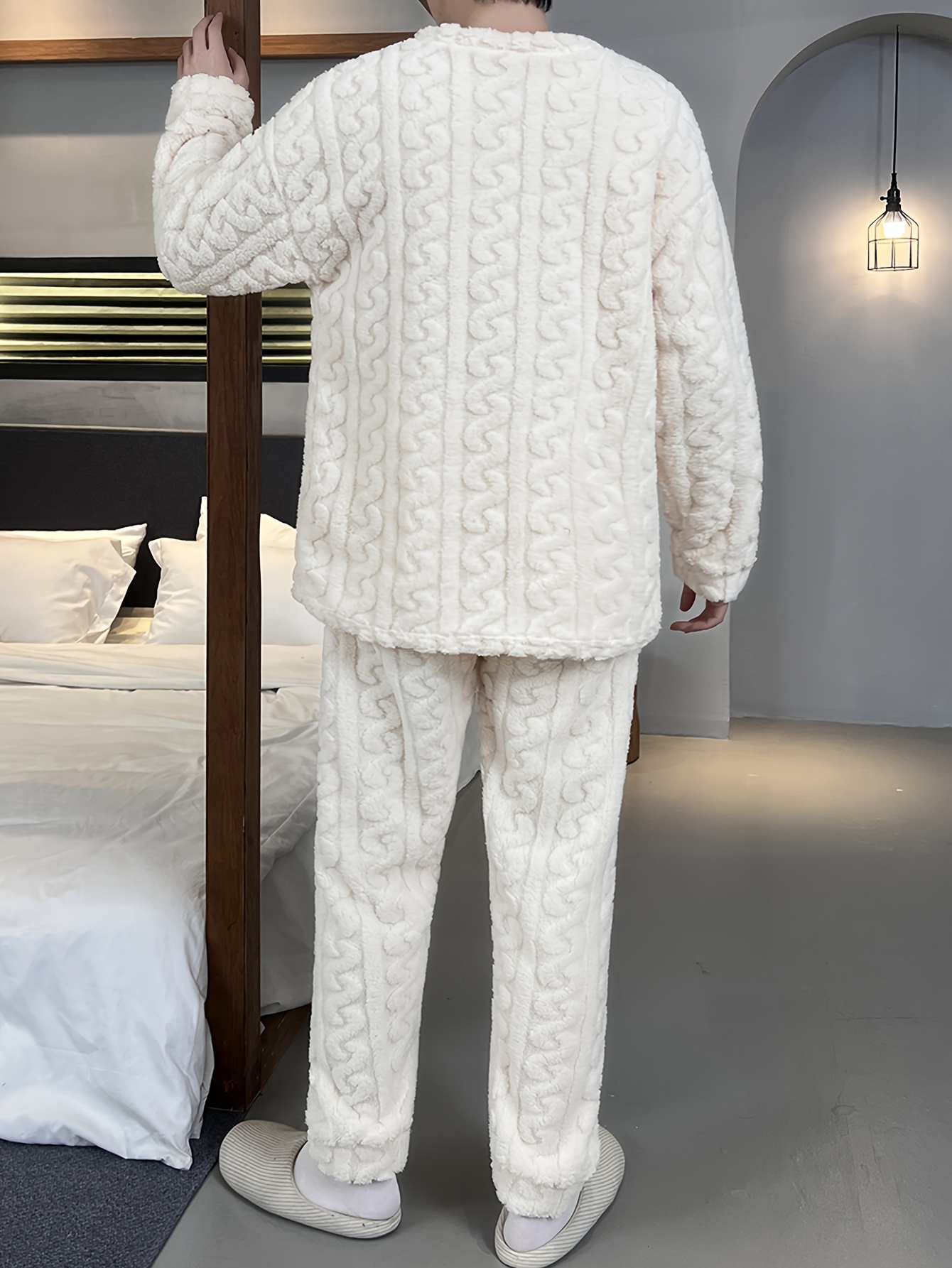flannel pajamas best pajamas for cold weather 25aw comfortable winter flannel pajama set Temu Oman