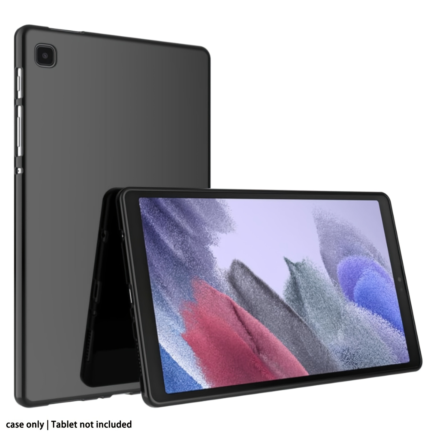 TEMU Étui pour Samsung Galaxy Tab A7 Lite 2021 8,7 pouces SM-T220/T225/T227, [Léger et Protecteur] Antichoc, Étui de protection souple et , Noir