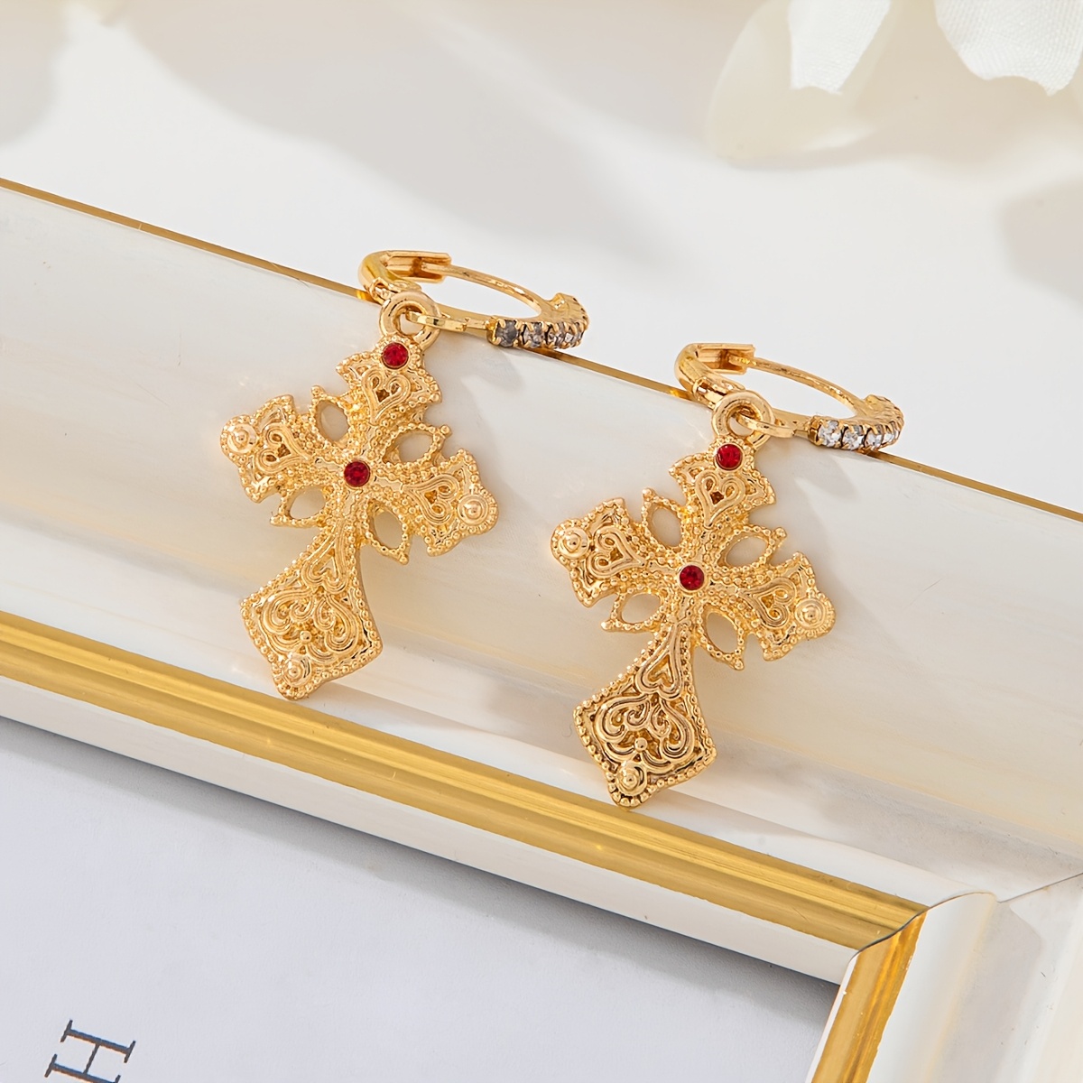 Versatile Cross Element Earring Clasp