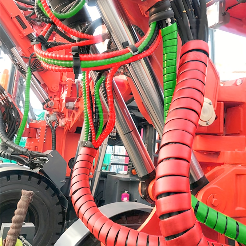 1/4" Wire Loom Non-Slit Polyethylene Corrugated Flexible Innerduct Conduit - 100FT - Black