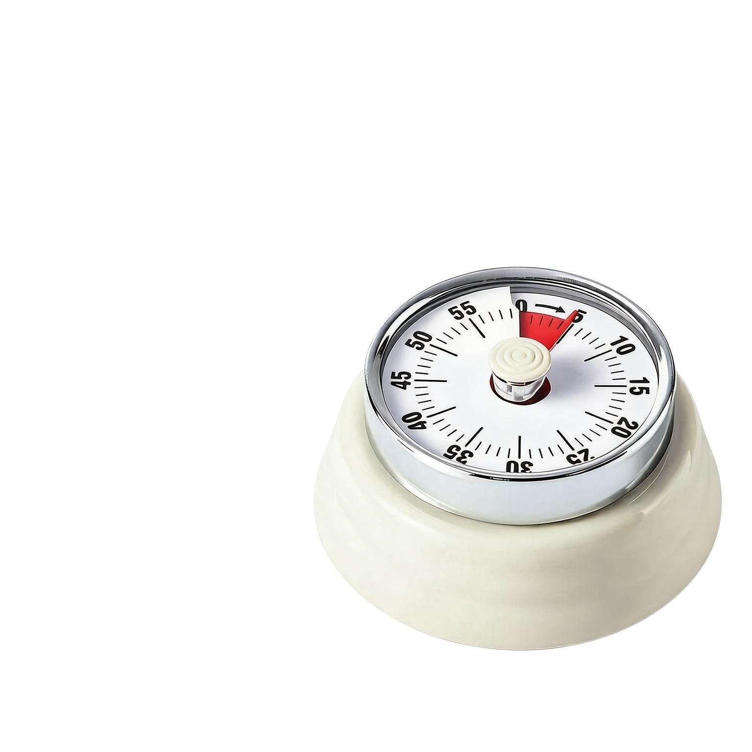 TEMU [red 1pc], [white 1pc], [green 1pc] Mechanical Timers, Kitchen Cooking Reminders, Management Alarms, Study Countdown, Magnetic