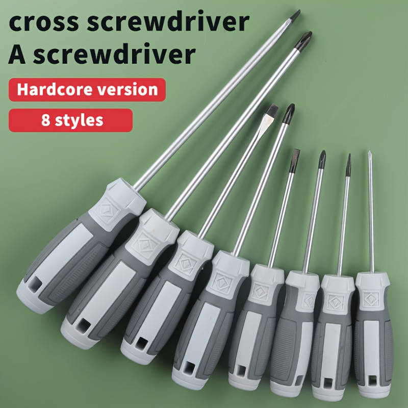 

Industrial-grade Magnetic Screwdriver Set With Non-slip Grip, Steel, & Bits - Tools