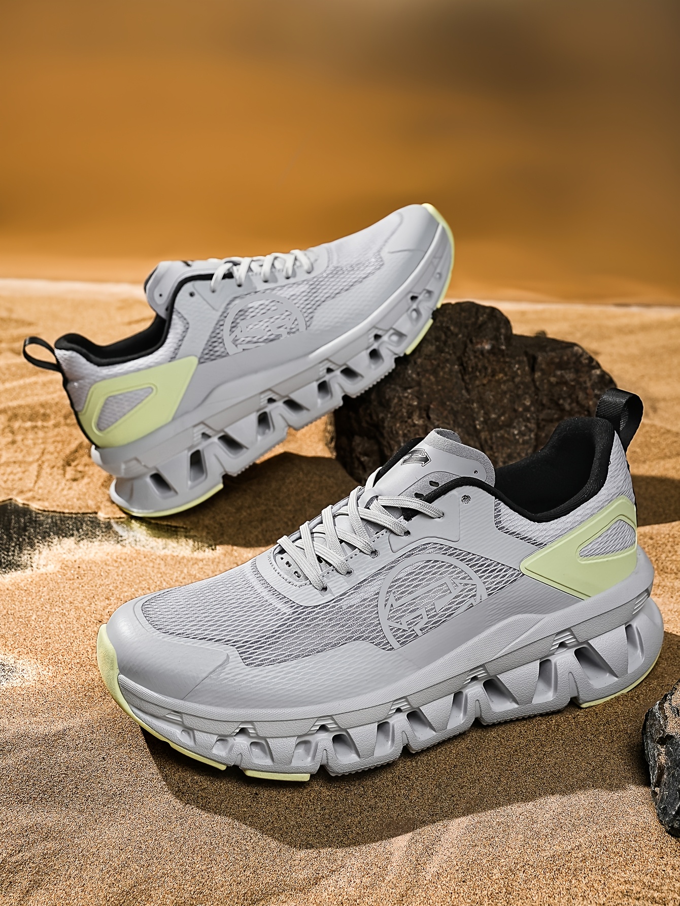 NHOT Men's & Unisex Trail Running Shoes - Low-Top Breathable Shock-Absorbing Lightweight Hiking Sneakers with MD Sole, Soft-Soled Traction Suitable for Fitness, Trekking, Gym, for - Outdoor Training and Daily Wear (Couples)
