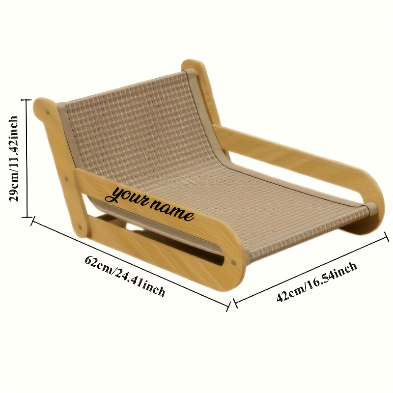 customizable extra large cat scratching board and cat lounger   suitable for   play and rest durable and wear resistant   custom name   with marker doodle Product details 1