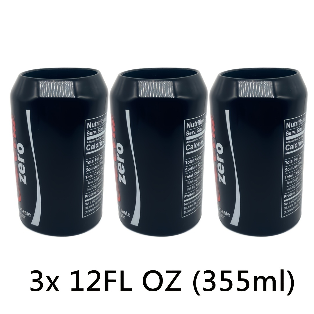 TEMU 0 Silicone Soda Can Cover Hide Your Drink To Look Like Soda And Keep Drink Cold, Fits 16fl.oz (500ml),keep Drinks Cold For Long Time, Outdoor
