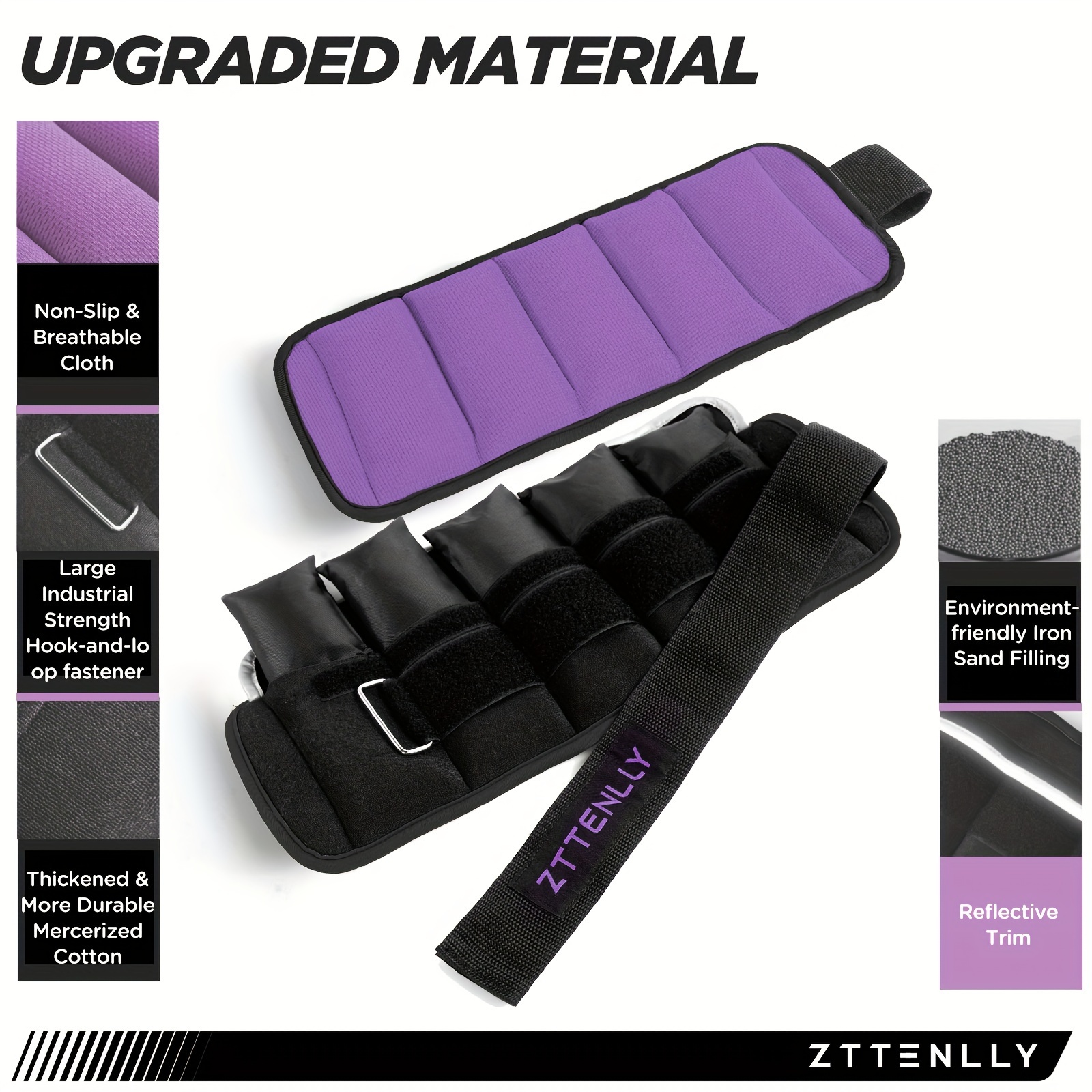 par pesas tobillo ajustables par 10 kg (5 Temu