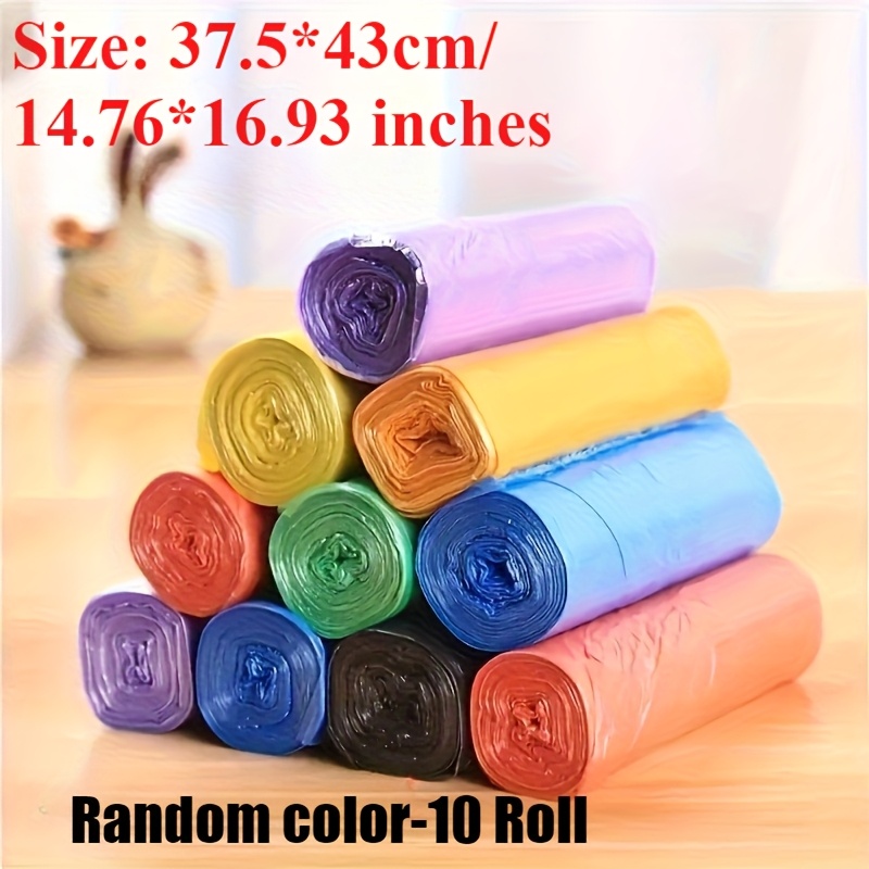 TEMU 10 Rolls Of 200 Large Thickened Garbage Bags, Suitable For Home, Kitchen, Office And Outdoor Cleaning!christmas Gifts, Christmas Eve Gifts