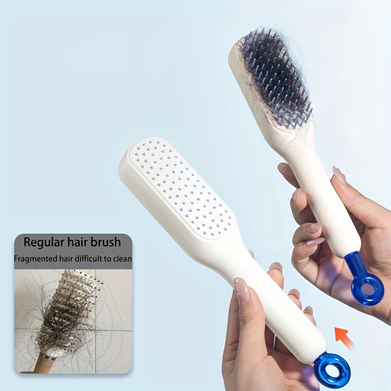 

Luxury Magic Hair Comb - Gentle Scalp Cleaning, Anti-static For All Hair Types, Abs Plastic Handle