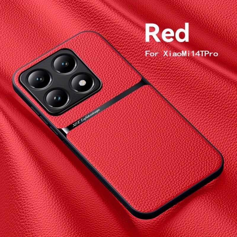 TEMU Phone Case: Suitable For Xiaomi 14t Phone Case 14tpro Protective Cover, Built-in Magnetic Ring, Matte Texture, Delicate And Soft, Fully Wrapped