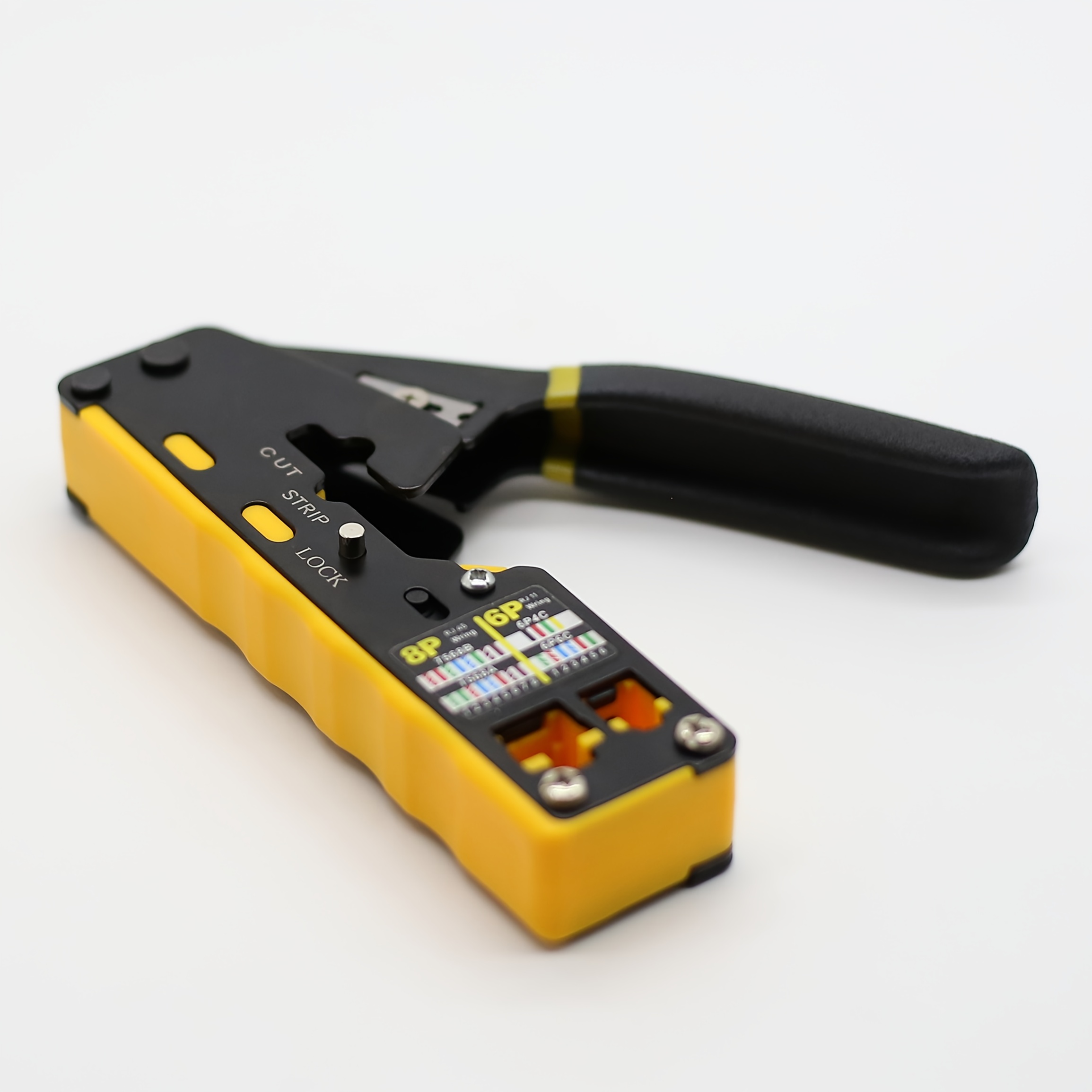 8P6P Multifunctional Dual-Use CAT.6 Through-Hole EZ Super Five And Six Category Crystal Head Portable Network Cable Crimping 4 8P6P Multifunctional Dual-Use CAT.6 Through-Hole EZ Super Five And Six Category Crystal Head Portable Network Cable Crimping - Image 4