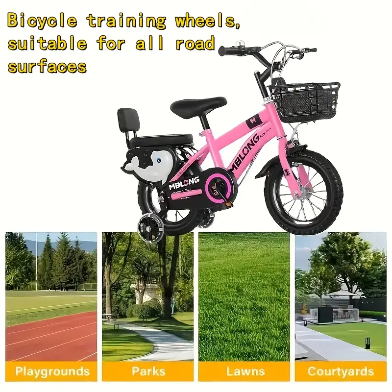 1pc bicycle balance with training wheel - heavy-duty stabilizer, adjustable height & quick-install system, front suspension & brakes - ideal learning to ride, balance & (compatible with adult) - durable & easy assembly, sleek with ergonomic seat & wide sturdy base for stability, & riding, bicycle accessories, bicycle rim, bicycle wheels, bicycle rims, bicycle wheel Product details 2