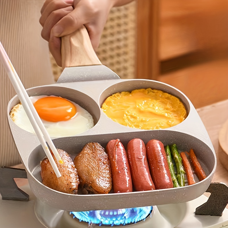 

Triple Compartment Nonstick For - , For & Pancakes,