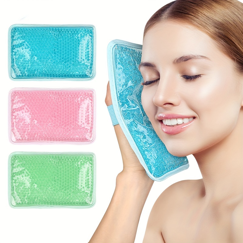 

1pc Gel Ice Packs With Straps, Hot & Cold Therapy Bags, Reusable Pvc Dual-sided Pillow Pack, Elastic Handheld Ice Packs