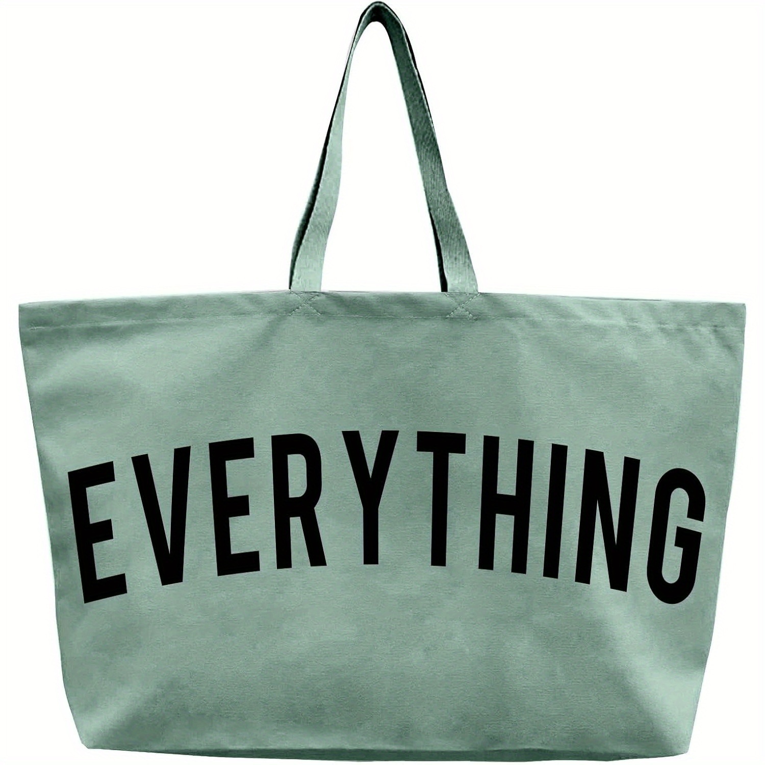 TEMU On A Spacious Canvas Tote Bag In Colors, Perfect For Grocery Shopping, Commuting, Outdoor Activities, School Supplies, Gift Bags, And Holiday