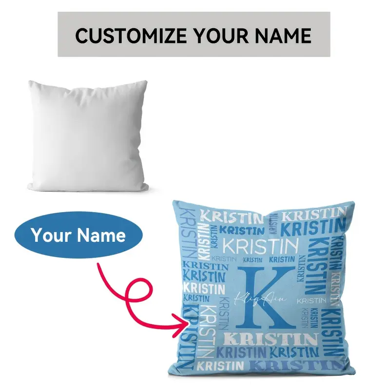 a personalized pillowcase customized single sided design 18 inches by 18 inches a custom gift featuring couples standard pillowcase suitable for napping on beds and sofas Product details 4