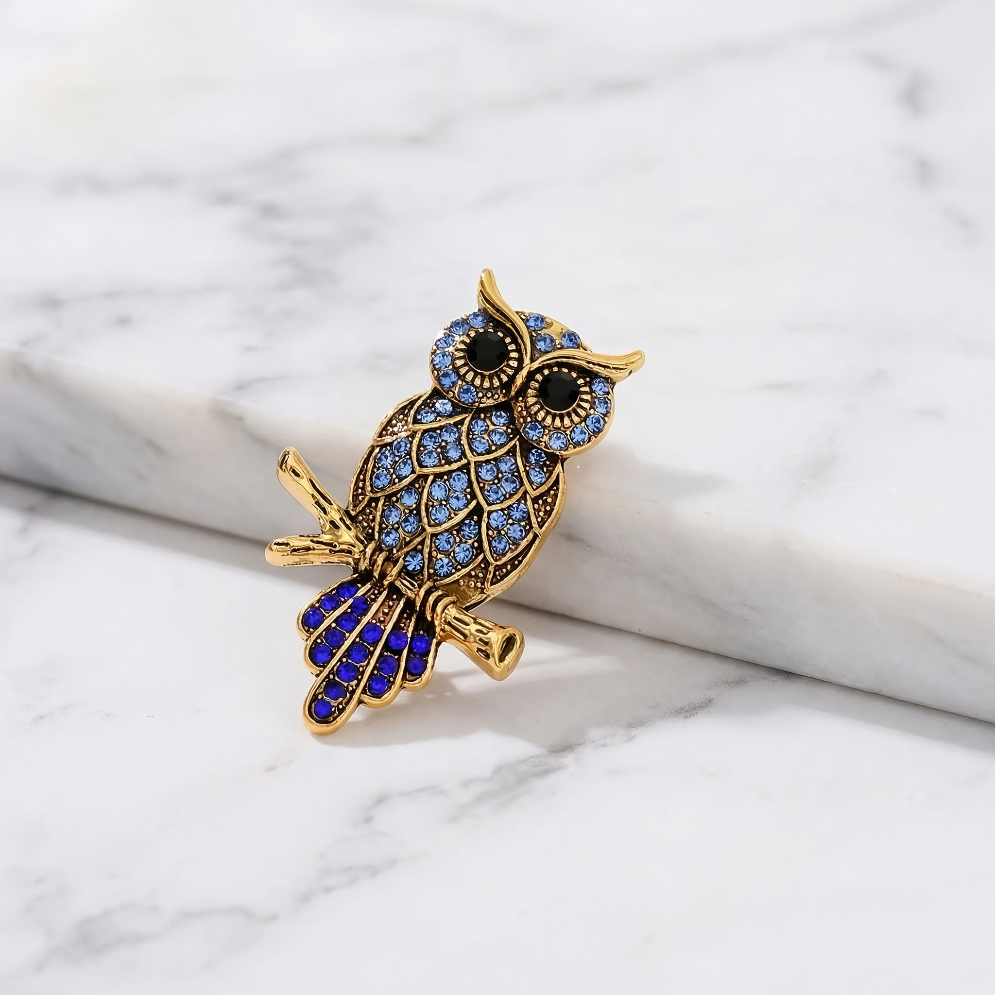 Animal Shaped Owl Aesthetic Brooch Fixed Clothing Suit Jacket Chest Flower Unisex Pin