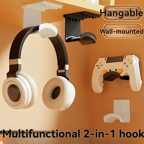 headphones and controller stand sold on Temu United States