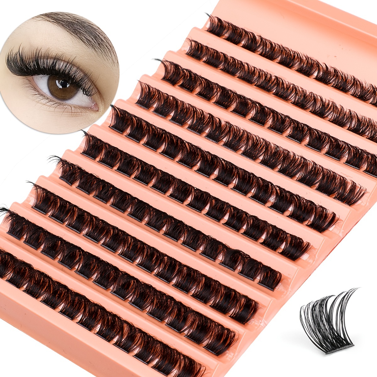 

Eyelash Diy Eyelash Extensions 120pcs Lashes False Eyelashes D 8-16mm Fluffy Eyelash